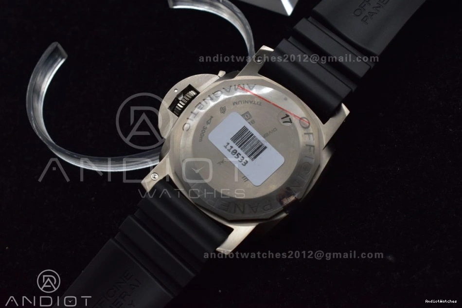 PAM389 P.9000 Best 1:1 Edition 1003 BestValue V VSF Clone Rubber on O Strap Black Super 1018